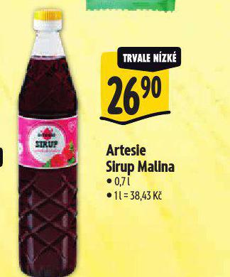 ARTESIE SIRUP MALINA