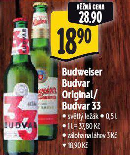 BUDWEISER BUDVAR 33