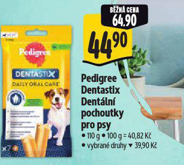 PEDIGREE DENTASTIX DENTLN POCHOUTKY PRO PSY