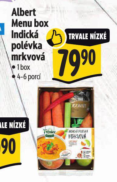 ALBERT MENU BOX INDICK POLVKA MRKVOV