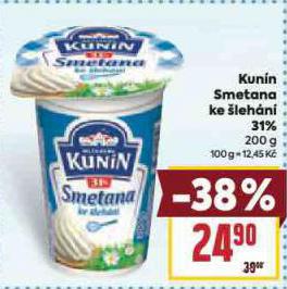 KUNN SMETANA KE LEHN 31%
