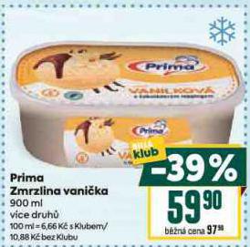 PRIMA ZMRZLINA VANIKA