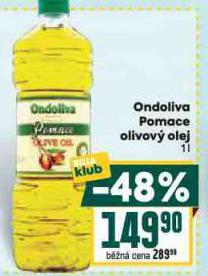 ONDOLIVA POMACE OLIVOV OLEJ