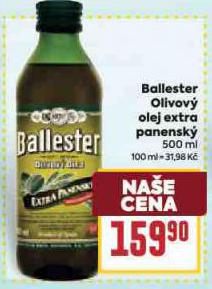 BALLESTER OLIVOV OLEJ EXTRA PANENSK