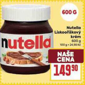 NUTELLA LSKOO͊KOV KRM