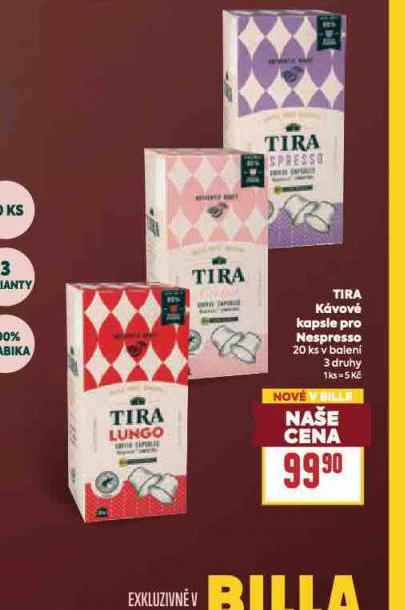 TIRA KVOV KAPSLE PRO NESPRESSO