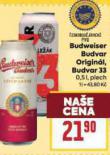 BUDWEISER BUDVAR 33