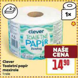 CLEVER TOALETN PAPR MAXIROLE