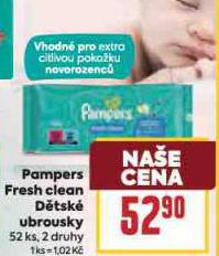 PAMPERS FRESH CLEAN DTSK UBROUSKY