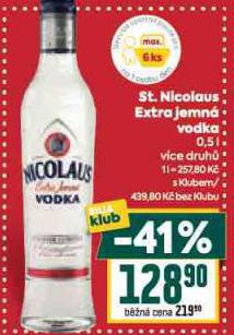 ST. NICOLAUS EXTRA JEMN VODKA