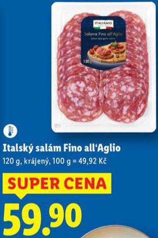 ITALSK SALM FINO ALLAGLIO