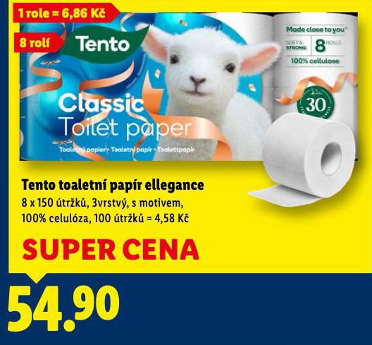 TENTO TOALETN PAPR ELLEGANCE