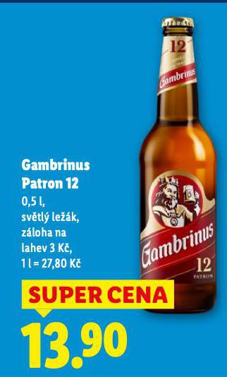 GAMBRINUS PATRON 12
