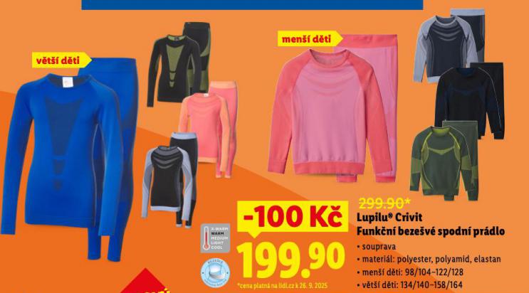 LUPILU CRIVIT FUNKN BEZEV SPODN PRDLO