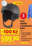 CRIVIT LYASK A SNOWBOARDOV HELMA