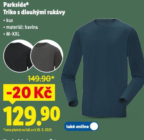PARKSIDE TRIKO S DLOUHMI RUKVY