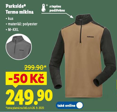 PARKSIDE TERMO MIKINA