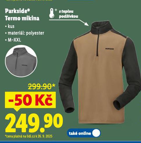 PARKSIDE TERMO MIKINA
