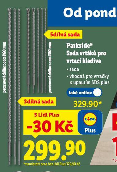 PARKSIDE SADA VRTK PRO VRTAC KLADIVA