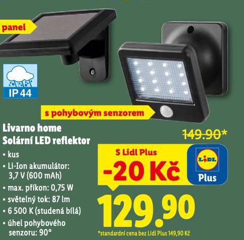 LIVARNO HOME SOLRN LED REFLEKTOR