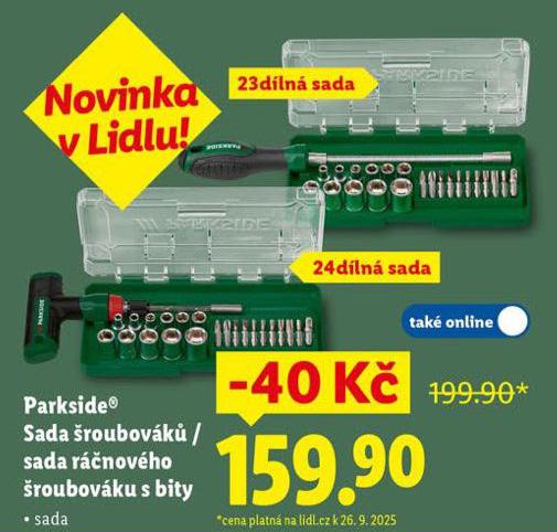 PARKSIDE SADA RNOVHO ROUBOVKU S BITY