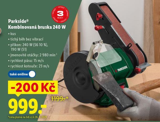 PARKSIDE KOMBINOVAN BRUSKA 240W