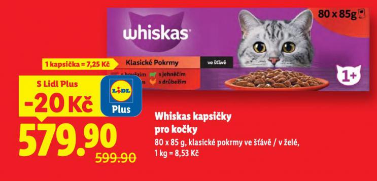 WHISKAS KAPSIKY PRO KOKY