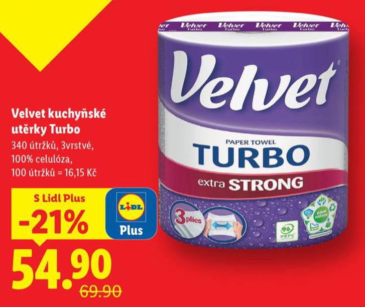 VELVET KUCHYSK UTRKY TURBO