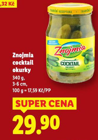 ZNOJMIA COCKTAIL OKURKY