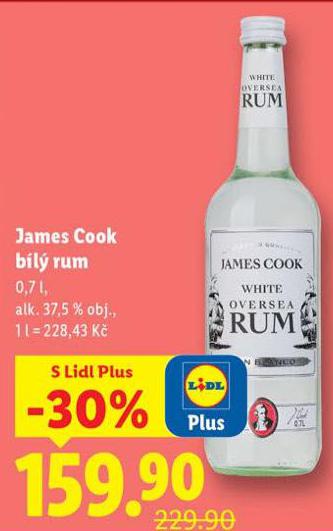 JAMES COOK BIL RUM