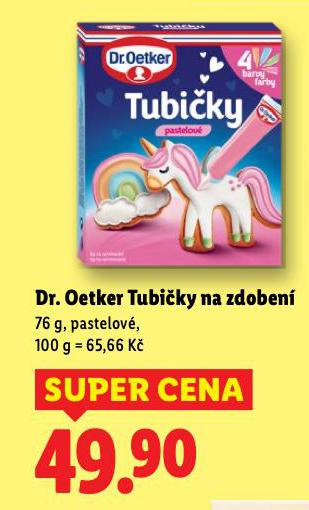 DR. OETKER TUBIKY NA ZDOBEN