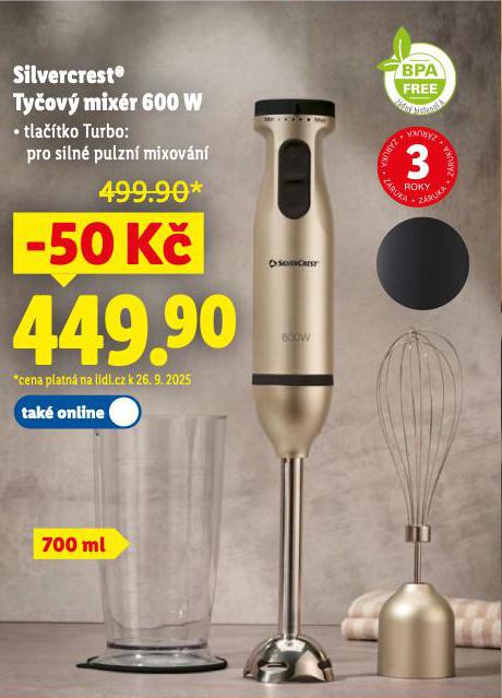 SILVERCREST TYOV MIXR 600 W