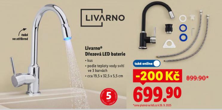 LIVARNO DEZOV LED BATERIE