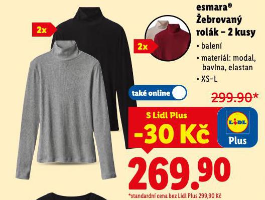 ESMARA EBROVAN ROLK - 2 KUSY