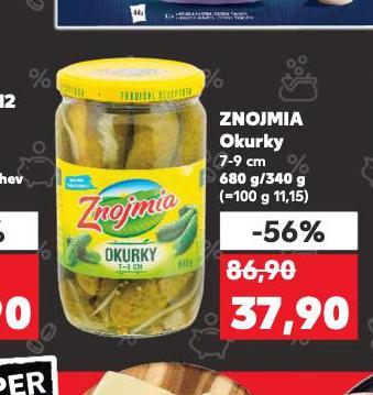 ZNOJMIA OKURKY