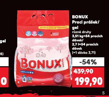 BONUX PRAC PROSTEDEK