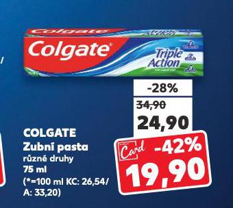 COLGATE ZUBN PASTA