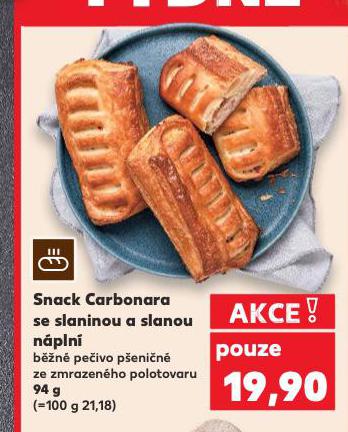 SNACK CARBONARA SE SLANINOU A SLANOU NPLN