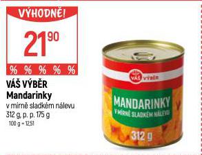 V VBR MANDARINKY