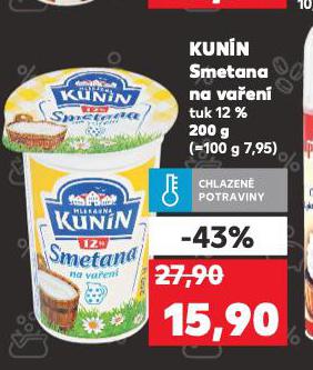 KUNN SMETANA NA VAEN 12%