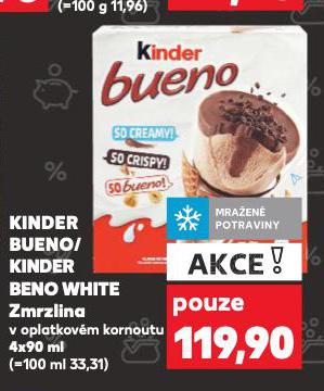 KINDER BUENO WHITE ZMRZLINA