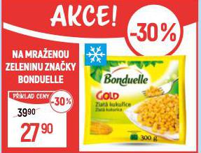 NA MRAENOU ZELENINU ZNAKY BONDUELLE