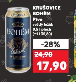 PIVO KRUOVICE BOHM