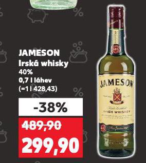 JAMESON IRISH WHISKEY
