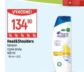 HEAD A SHOULDERS AMPON NA VLASY