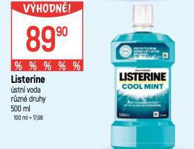 LISTERINE STN VODA