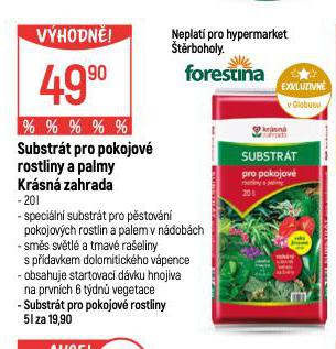 SUBSTRT PRO POKOJOV ROSTLINY A PALMY KRSN ZAHRADA