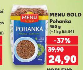 MENU GOLD POHANKA