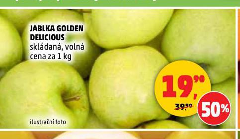 JABLKA GOLDEN DELICIOUS