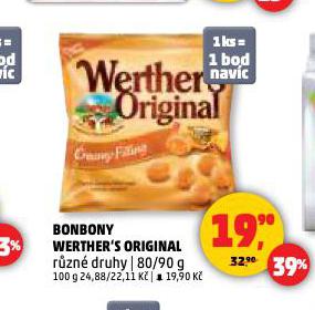 BONBONY WERTHER'S ORIGINAL